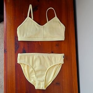 Girl's yellow bikini Abercrombie Kids 11/12